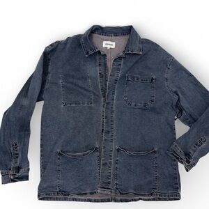 Unison Max Men's Denim Chorecoat Jacket size Large